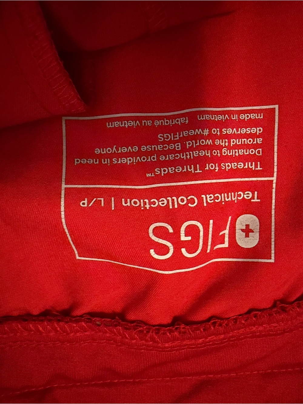 Figs Red Puff Jacket